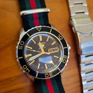 Seiko SNZH57 Seiko 5 Stainless Steel Watch w/ extra band